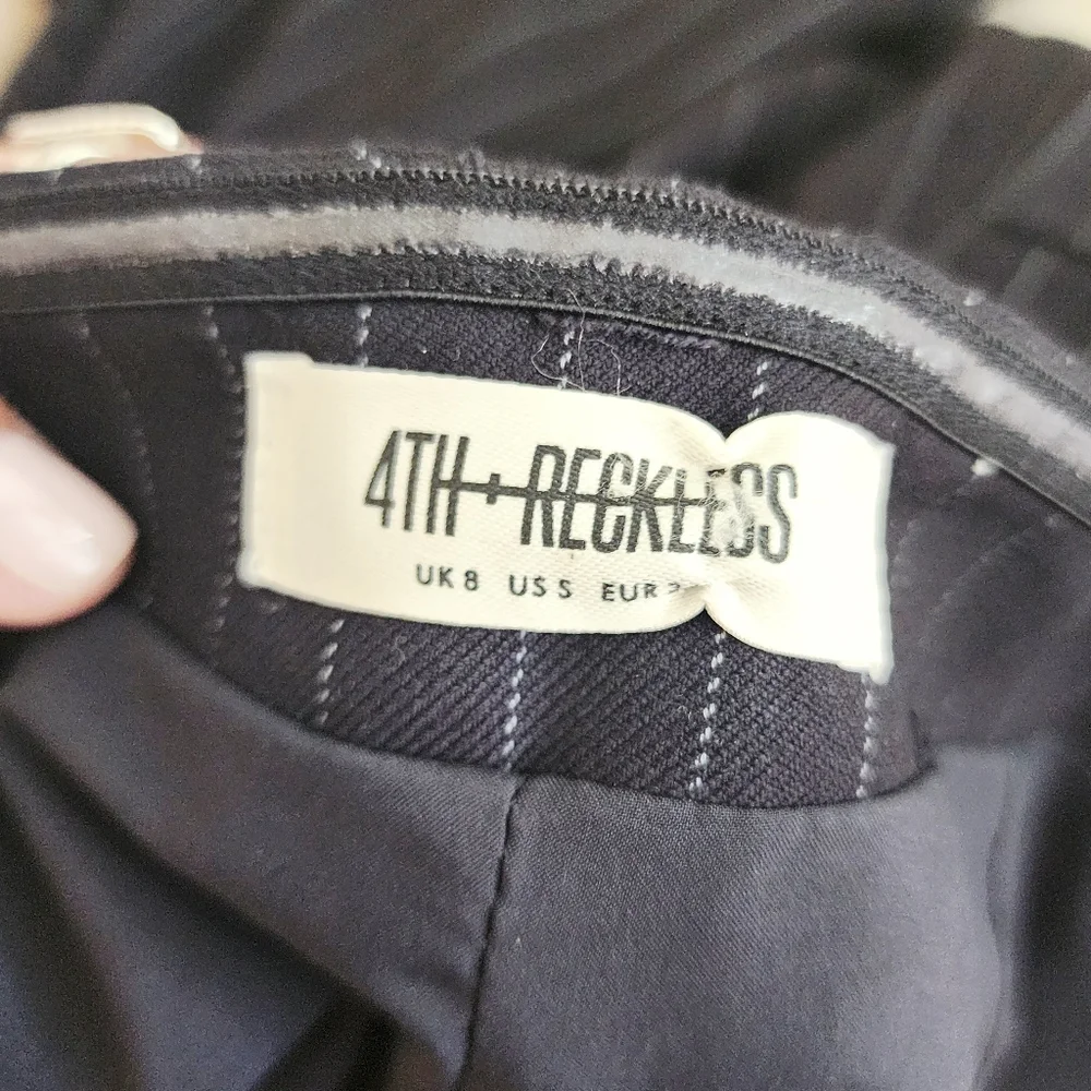 ANTROPOLOGIE 4th & Reckless Carly Strapless Stripe Dress MIDI DRESS SAIZE SMALL - Picture 7 of 15